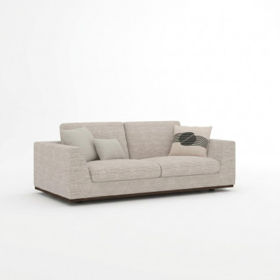 Zwee-Sëtz Sofa Canapé Wunnzëmmer Ariichtung Design Textil Polstermöbel