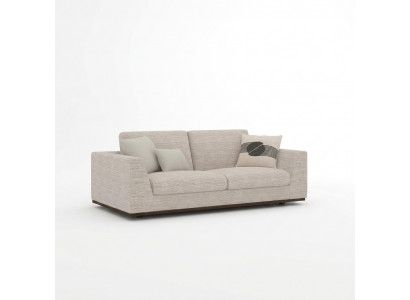 Zwee-Sëtz Sofa Canapé Wunnzëmmer Ariichtung Design Textil Polstermöbel