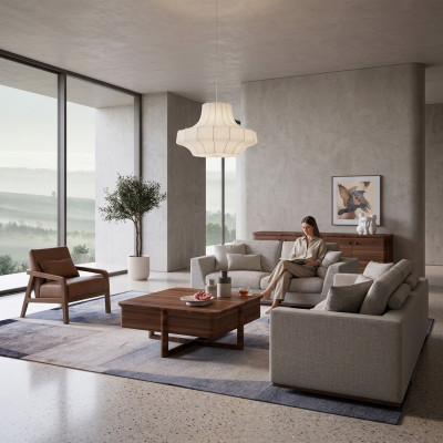 Wunnzëmmer Gro Sofagarnitur 2x Sofas Zweisëtzer Design Fauteuil Luxus Ariichtung