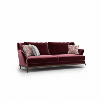 Design Stoffcouch Textil Dräisëtzer Couch Luxus Aféierung Wunnzëmmer Neio.