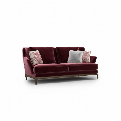 Zwee-Sëtz Sofa Design Gepolstert Sofa Wunnzëmmer Modern Ariichtung Luxus Couch