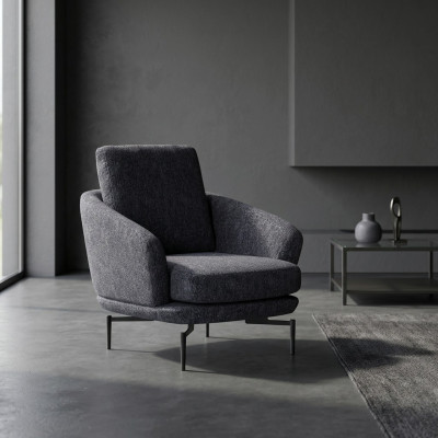 Luxus Polstersëtz Design Fotell Wunnzëmmer Textil Polstermöbel Ariichtung