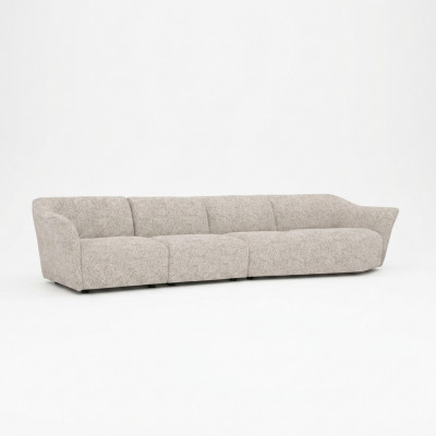Wunnzëmmer Modern Wäiss Sofa Véiersëtzer Canapé Polstermebel Modern Ariichtung