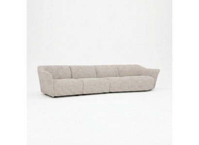 Wunnzëmmer Modern Wäiss Sofa Véiersëtzer Canapé Polstermebel Modern Ariichtung