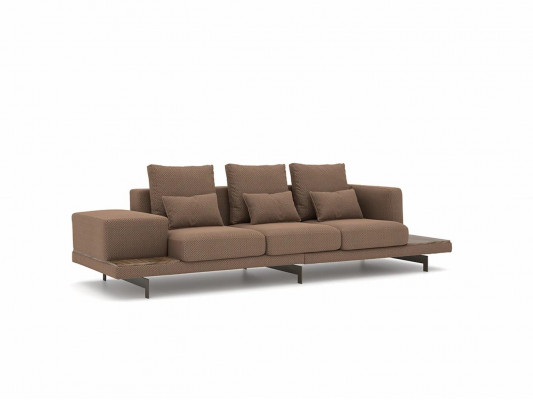 Canapé Canapé Dräisëtzer Wunnzëmmer Polstersofas Design Polstermöbel Textil Nei