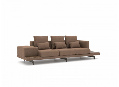 Canapé Canapé Dräisëtzer Wunnzëmmer Polstersofas Design Polstermöbel Textil Nei