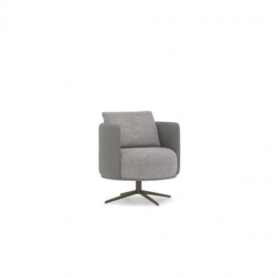 Luxus Gro Sessel Wunnzëmmer Polstermöbel Modern Design Nei Polster Stoff Textil