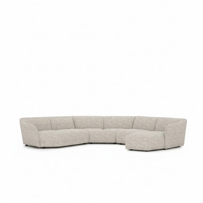 Wunnzëmmer Sofa Canapé U-Form Nei Eckgarnitur Luxus Polstermöbel Ariichtung