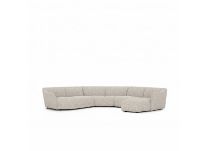 Wunnzëmmer Sofa Canapé U-Form Nei Eckgarnitur Luxus Polstermöbel Ariichtung