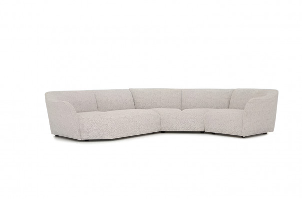 U-förmeg Canapé Sofa Polsterset Wunnzëmmer Design Ecksofa Neien Dësch
