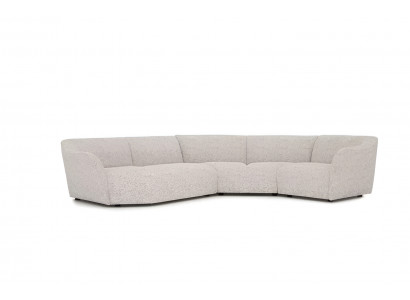 U-förmeg Canapé Sofa Polsterset Wunnzëmmer Design Ecksofa Neien Dësch