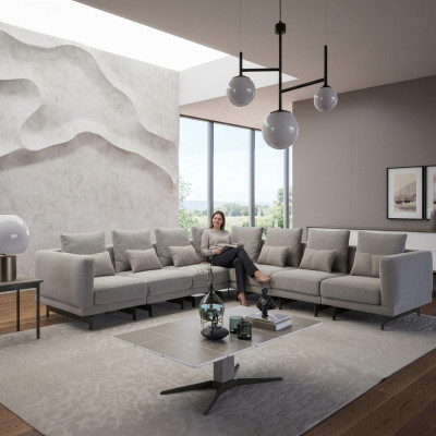 Wunnzëmmer Gro Sofa Canapé Polstermöbel Polstermöbel Nei Holz Buedzëmmerdësch