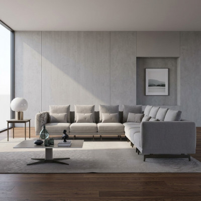 Wunnzëmmer Gro Sofa Canapé Polstermöbel Polstermöbel Nei Holz Buedzëmmerdësch