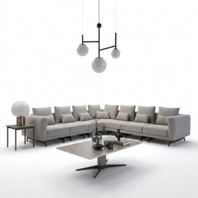 Wunnzëmmer Gro Sofa Canapé Polstermöbel Polstermöbel Nei Holz Buedzëmmerdësch