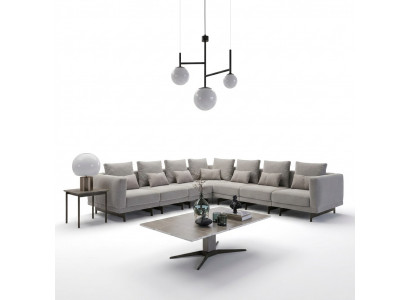 Wunnzëmmer Gro Sofa Canapé Polstermöbel Polstermöbel Nei Holz Buedzëmmerdësch