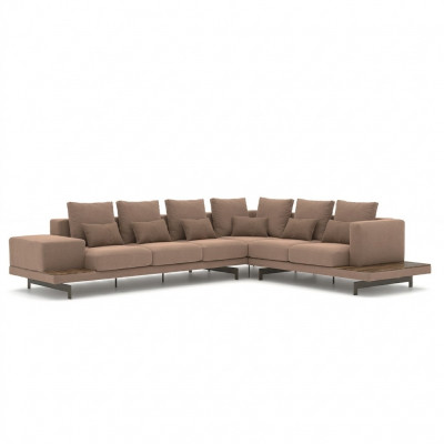 Sofa Couch L-Form Wunnzëmmer Miwwelen Garnitur Luxus Ariichtung Designer Nei