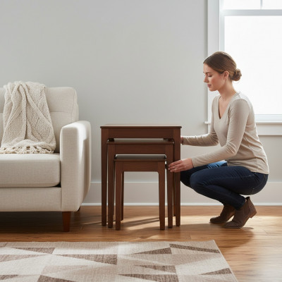 Luxus Niewendësch fir Wunnzëmmerdësch Modernen Design Dësch Design Dëscher