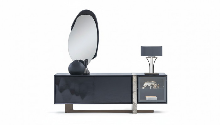 Sideboard Buffet Spigel Iesszëmmer Wunnzëmmer Modern Design 2tlg. Set