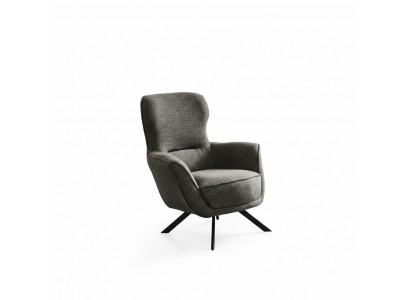 Grau Faarf Modern Design 1-Plaz Still Stoff Textil Material Modern Design