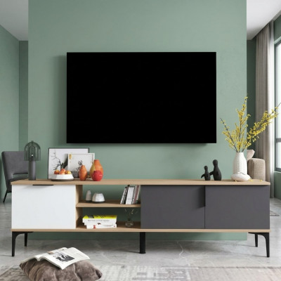 Lowboard RTV TV-Stänn Modernen Design Rektangulär Holzmaterial Luxusdesign