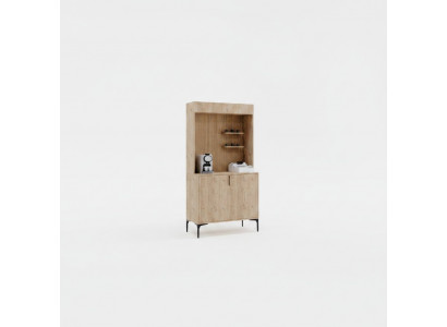 Iesszëmmer Schaff Sideboard Braun Faarf Modern Design Kaffis-Schaf