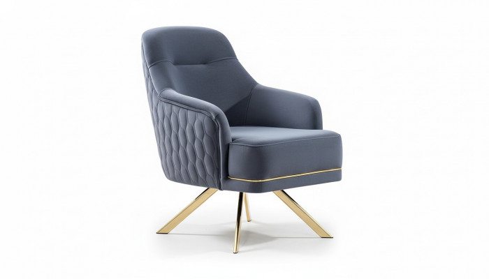 Bloen Eensëtzer Designer Miwwelstéck Edelstolssessel Wunnzëmmer Miwwelen