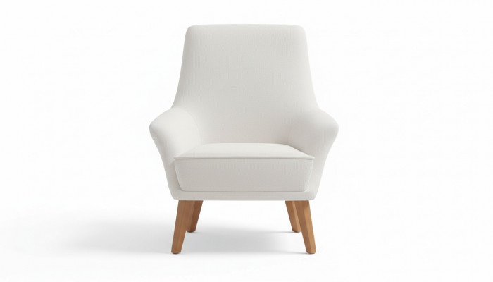 Wäissen Polstersëtz Designer Wunnzëmmer Miwwel Luxus Eenzelsëtz.