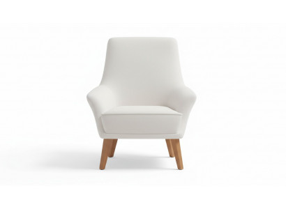 Wäissen Polstersëtz Designer Wunnzëmmer Miwwel Luxus Eenzelsëtz.