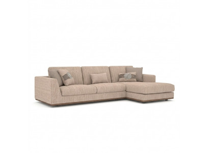 Polstermöbel Beige Ecksofa Luxus Sofa Couch L-Form Relax Polstersofa Wunnzëmmer