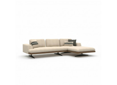 Wäiss Luxus Eck-Sofa L-Form Stuff Modern Sofa Relax Designer Ariichtung