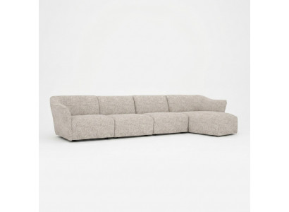 Wunnzëmmer Sofa L-Form Designer Eck Garnitur Wäiss Luxus Polstermöbel