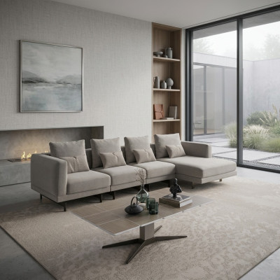 Eck Garnitur Luxus Komplett Ecksofa L-Form Designer Sofa Modern Ariichtung