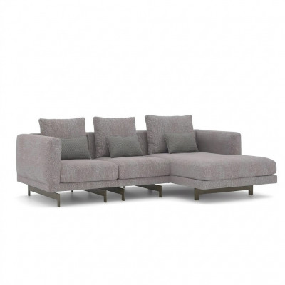 Ecksofa L-Form Designer Eck Garnitur Wunnzëmmer Sofa Polstersofa Neit Miwwelen