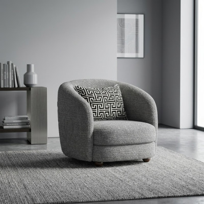 Groen Designer-Fauteuil Sëtzmiwwelen Polsterméiwwel Wunnzëmmer Neiaart Sëtz Ariichtung