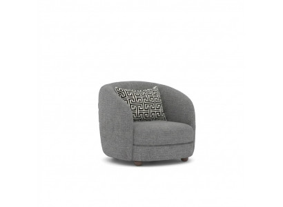 Groen Designer-Fauteuil Sëtzmiwwelen Polsterméiwwel Wunnzëmmer Neiaart Sëtz Ariichtung
