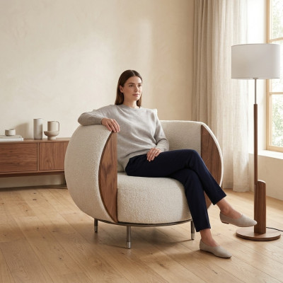 Modern Destinatiounsdesign Canapé Këssen Sëtz Polstersëtz Miwwelen Wunnzëmmer Ariichtung