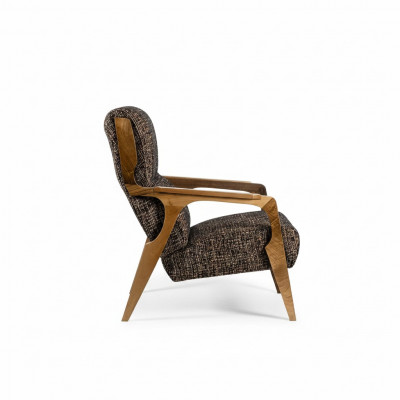 Luxus Sëtzfauteuil Livingroom Sëtz Stoff Polyester Stil Modern Design Neit