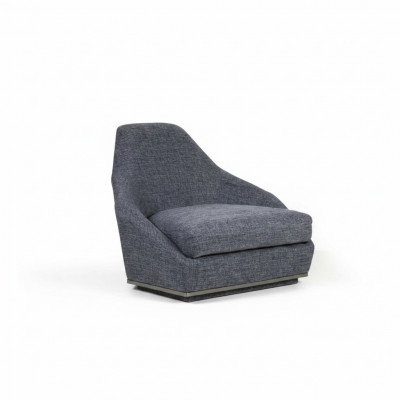 Modern Design Fotell Gri Polsterfotell Luxus Wunnzëmmer Sëtz Textil Nei