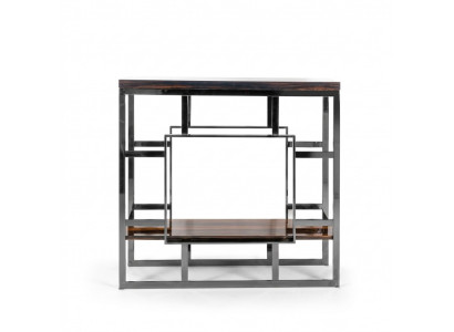 Konsolendësch Holz Dësch Edelstahl Konsole Luxus Wunnzëmmer Design