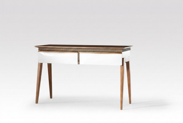 Wunnzëmmer Braun Konsolendësch Modern Holz Dësch Konsol Luxus Design