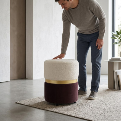 Design Hocker Wunnzëmmer Modern Ariichtung Luxus Polstermöbel Nei