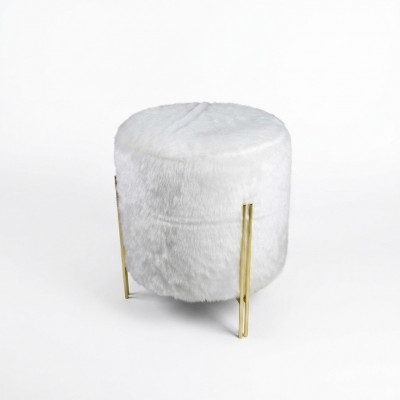 Polstersëtzgendeeler Wunnzëmmer Modern Hocker Ariichtung Textil Foussocker