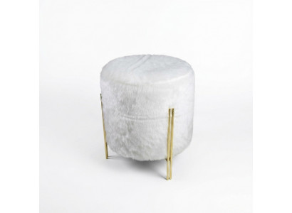 Polstersëtzgendeeler Wunnzëmmer Modern Hocker Ariichtung Textil Foussocker