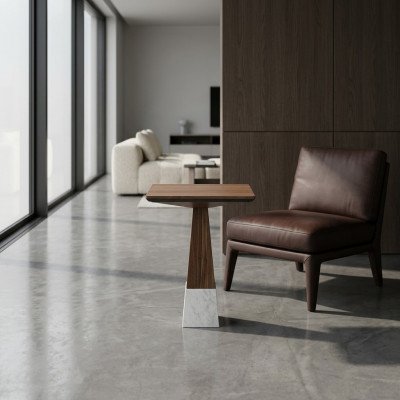 Wunnzëmmer Niewentisch Holz Ariichtung Design Kaffisdësch Neit Miwwel