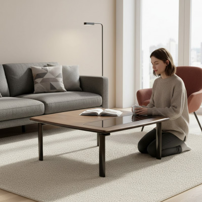Design Modern Miwwelen Wunnzëmmer Dësch Nei Ariichtung Kaffisdësch