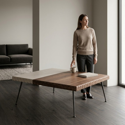 Neien Luxus Couchtisch Wohnzimmer Miwwelen Design Ariichtung Modern Dësch