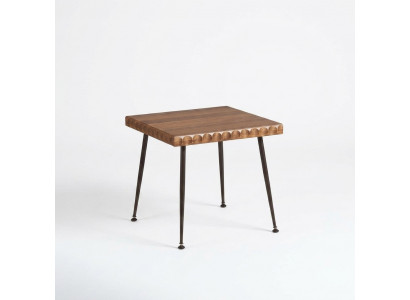 Holz Bäiztelltësch Wohnzimmer Modern Miwwelen Kaffisdësch Ariichtung Nei