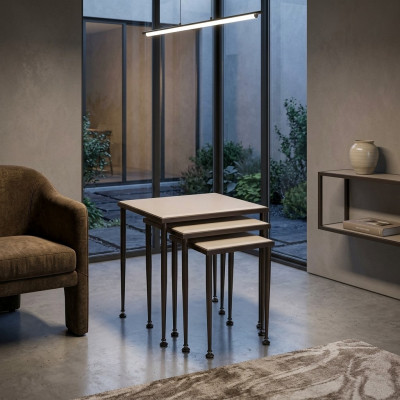 Luxus Design Canapé Dësch Kaffi Niewendësch Wonnerzëmmer Ariichtung Nei
