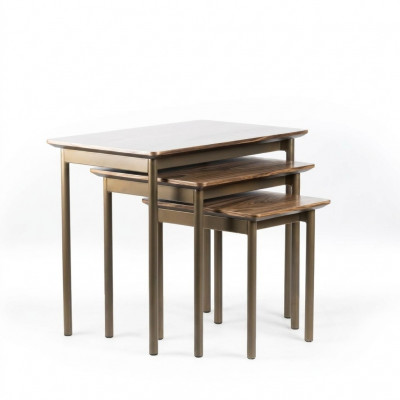 Moderne Dësch Wunnzëmmer Couchtische Kaffisdësch Holz Säitendësch