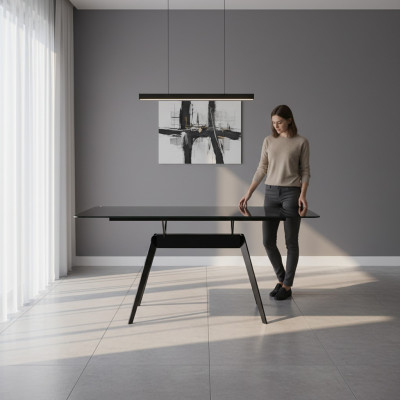 Modernen Dësch Iesszëmmer Iessdësch Ariichtung Miwwelen Design Luxus Neit